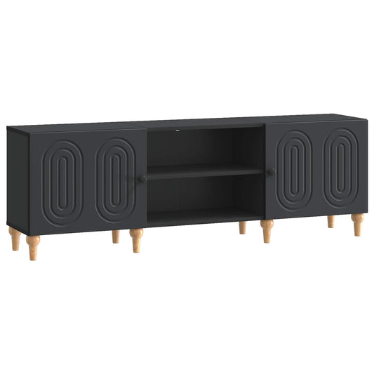 vidaXL Ντουλάπι TV Μαύρο 150 x 31 x 50 εκ. Επεξεργασμένο Ξύλο