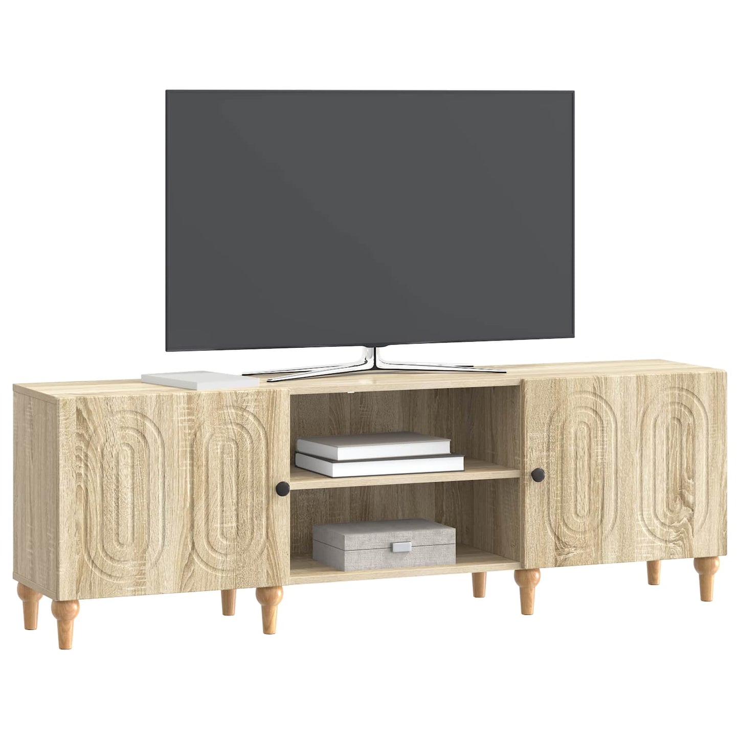 vidaXL Ντουλάπι TV Sonoma Δρυς 150 x 31 x 50 εκ. Επεξεργασμένο Ξύλο