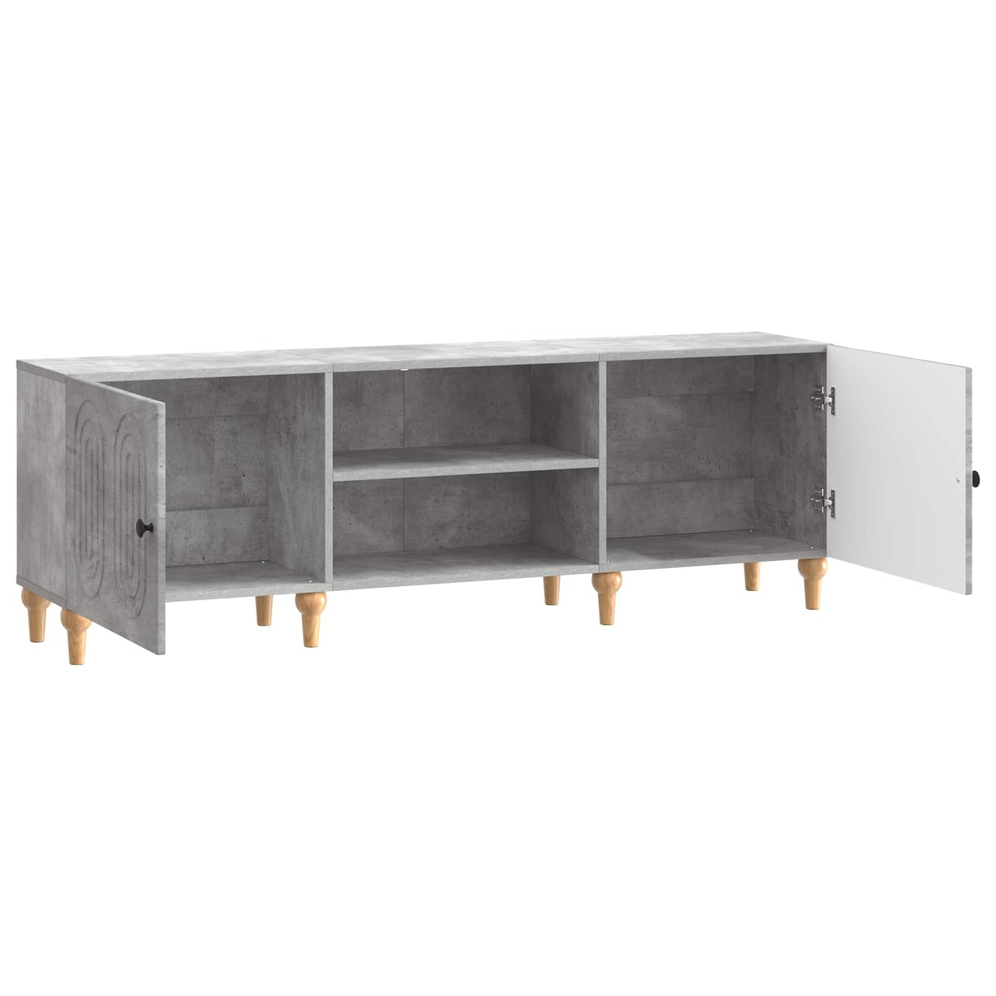 vidaXL Ντουλάπι TV Γκρι Σκυροδέματος 150 x 31 x 50 εκ.