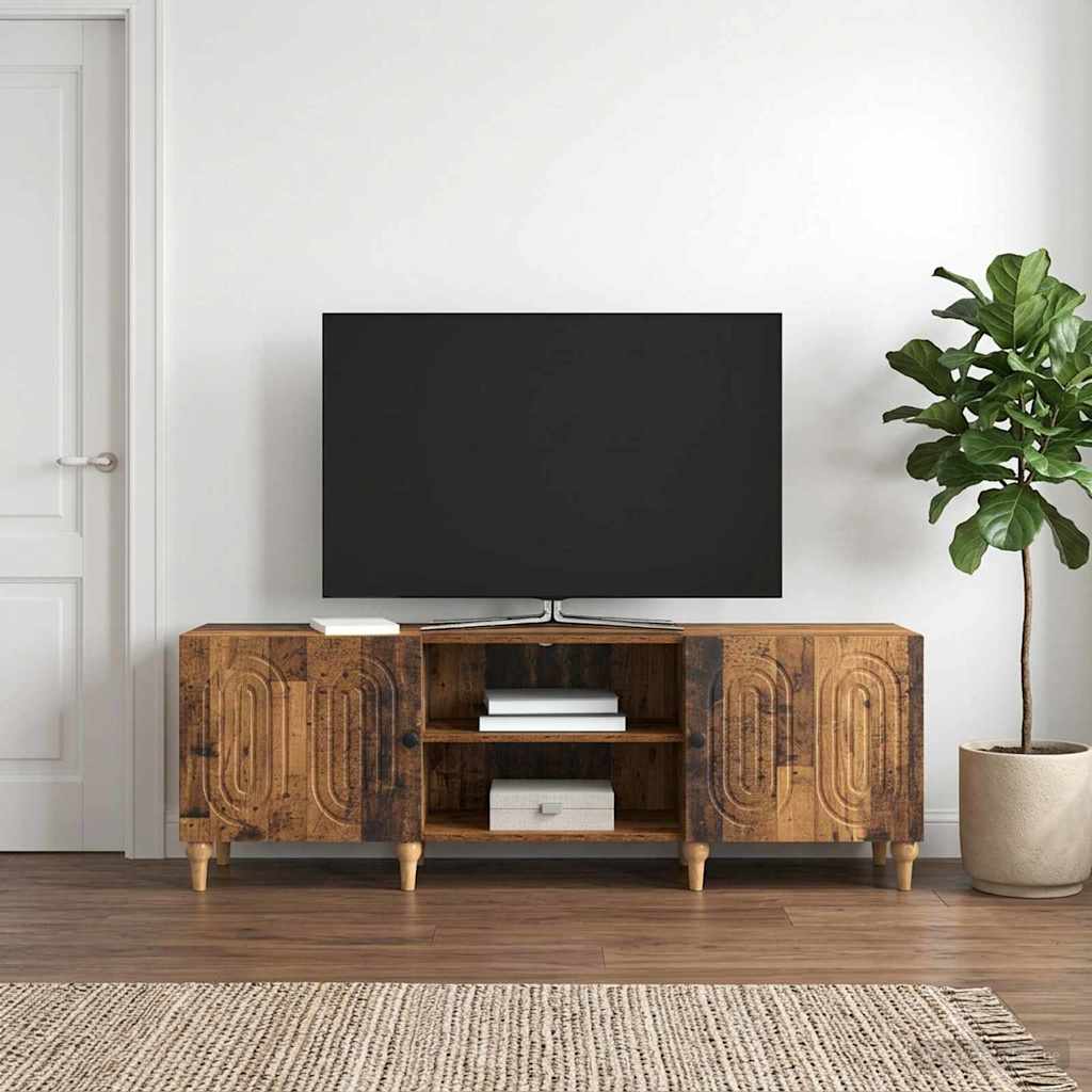 vidaXL Ντουλάπι TV 150 x 31 x 50 εκ. Παλαιωμένο ξύλο