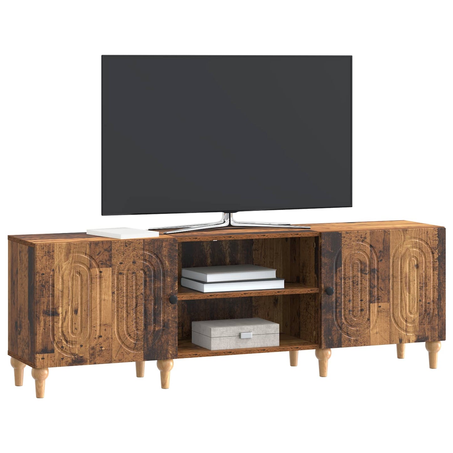 vidaXL Ντουλάπι TV Παλαιωμένο ξύλο 150 x 31 x 50 εκ.