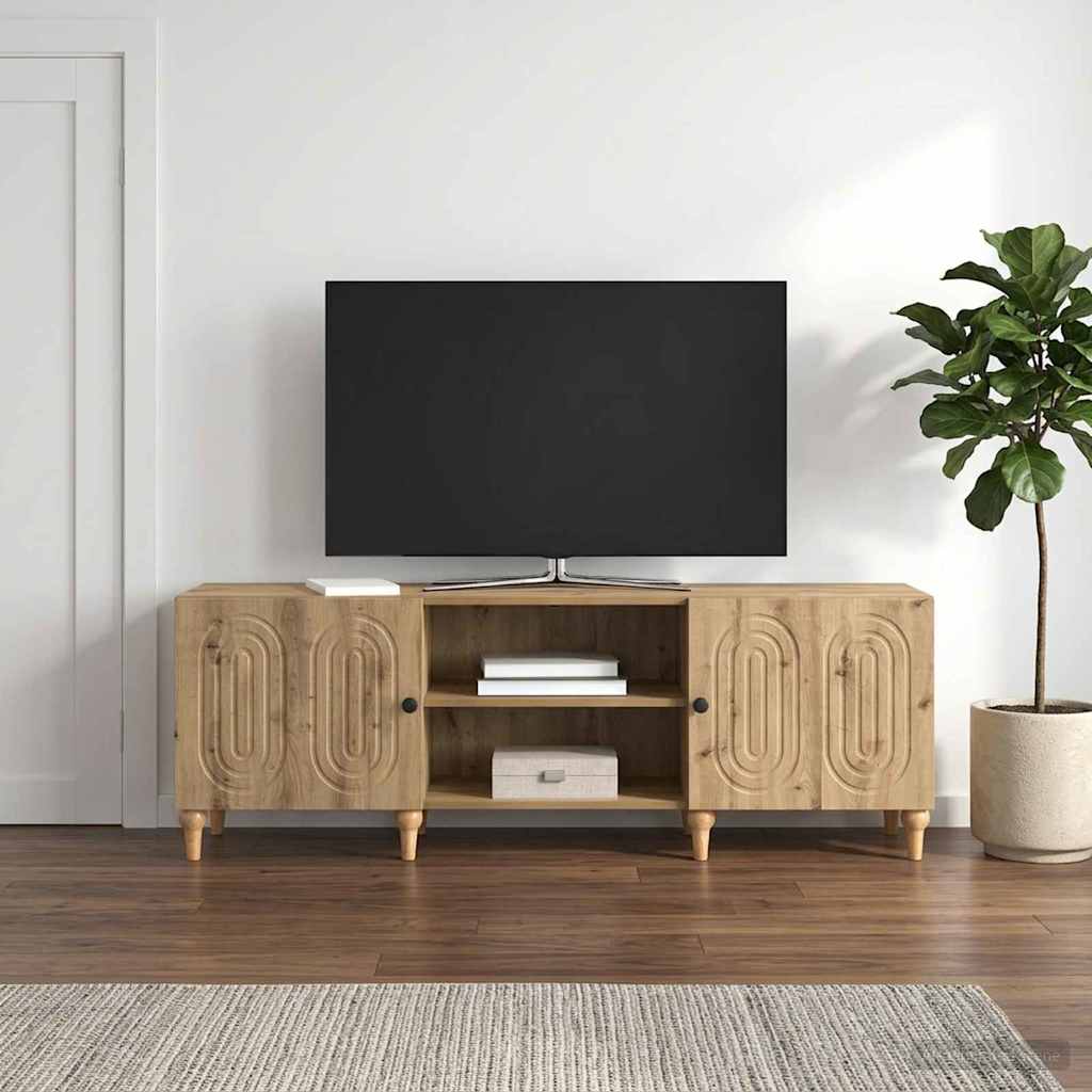 vidaXL Ντουλάπι TV 150 x 31 x 50 εκ. Artisan Δρυς Επεξεργασμένο Ξύλο