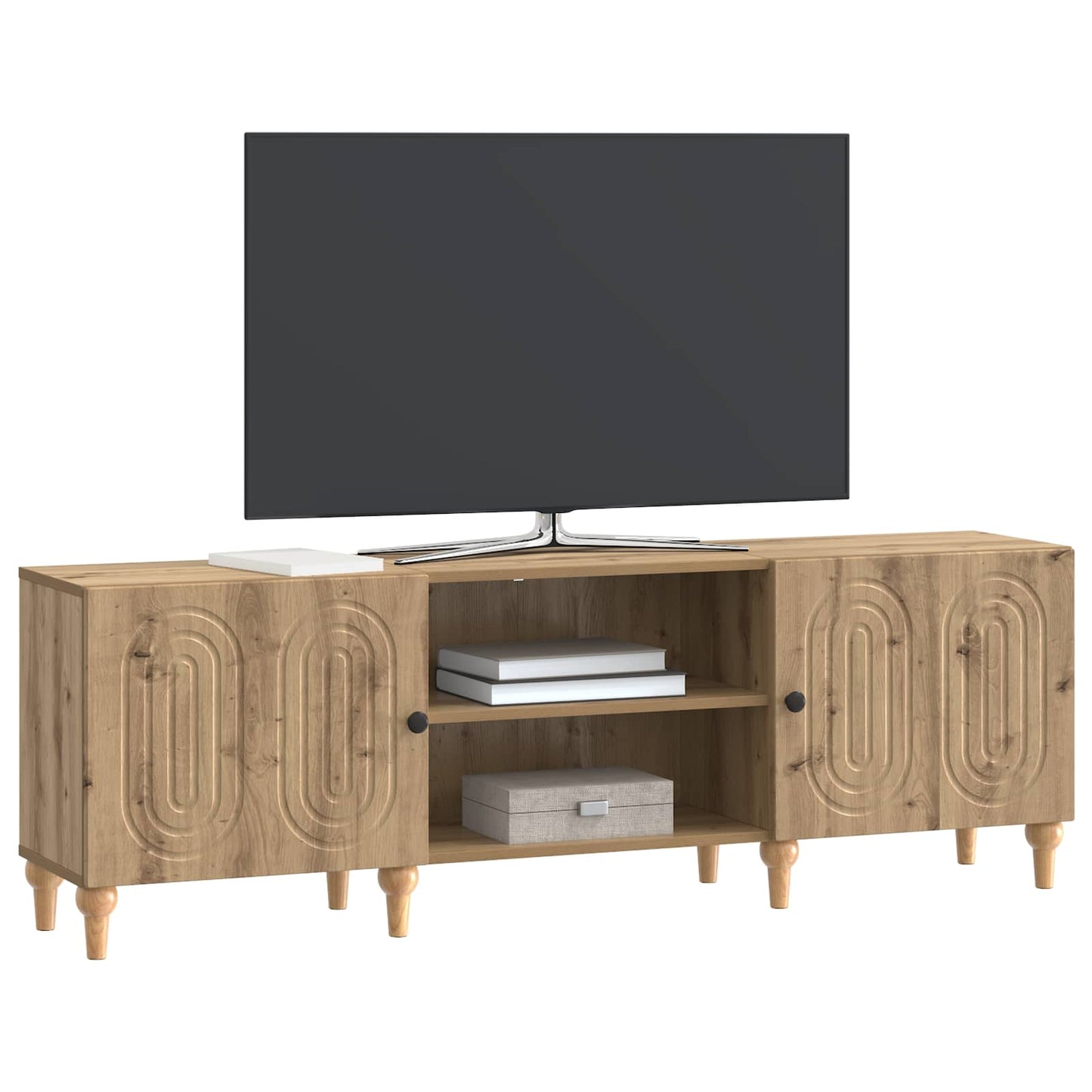 vidaXL Ντουλάπι TV Artisan Δρυς 150 x 31 x 50 εκ. Επεξεργασμένο Ξύλο