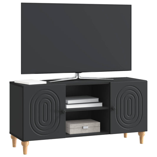 vidaXL Ντουλάπι TV Μαύρο 102 x 34,5 x 50 εκ. Επεξεργασμένο Ξύλο