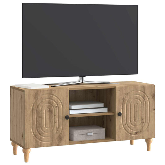 vidaXL Ντουλάπι TV Artisan Δρυς 102 x 34,5 x 50 εκ. Επεξεργασμένο Ξύλο