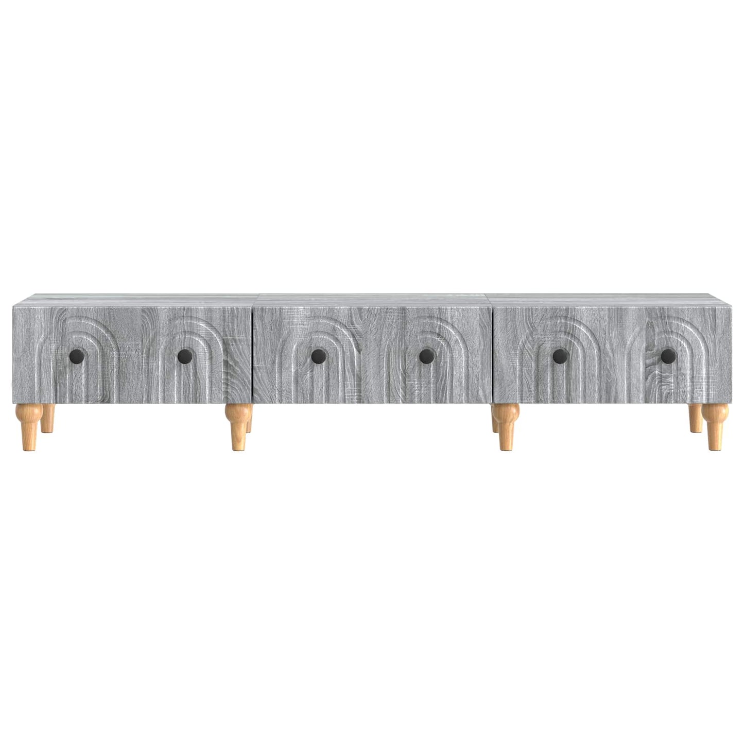 vidaXL Ντουλάπι TV Γκρι Sonoma 147 x 34,5 x 30 εκ Επεξεργασμένο Ξύλο