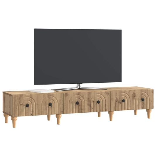 vidaXL Ντουλάπι TV Artisan Δρυς 147 x 34,5 x 30 εκ Επεξεργασμένο Ξύλο