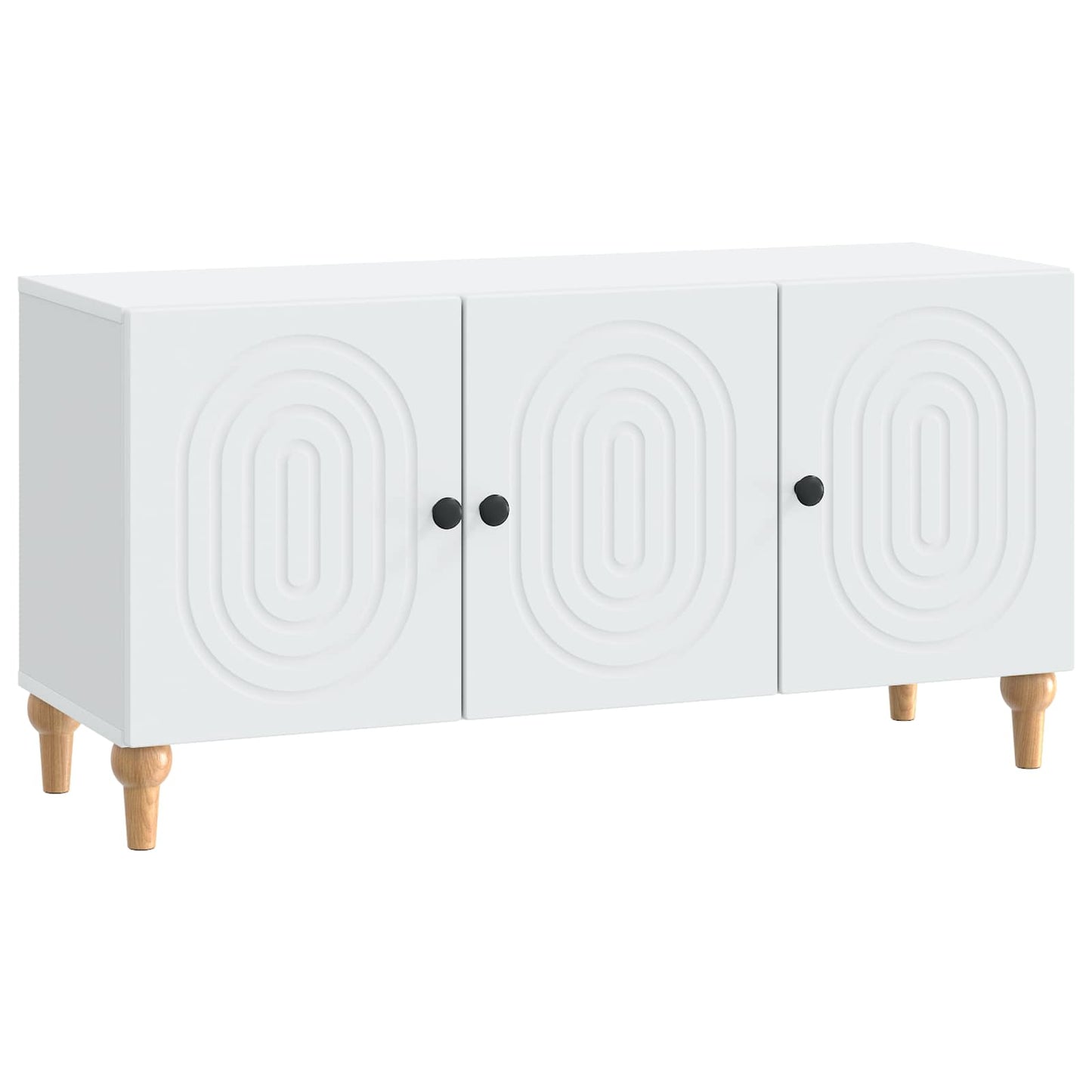 vidaXL Ντουλάπι TV Λευκό 99 x 34,5 x 50 εκ. Επεξεργασμένο Ξύλο