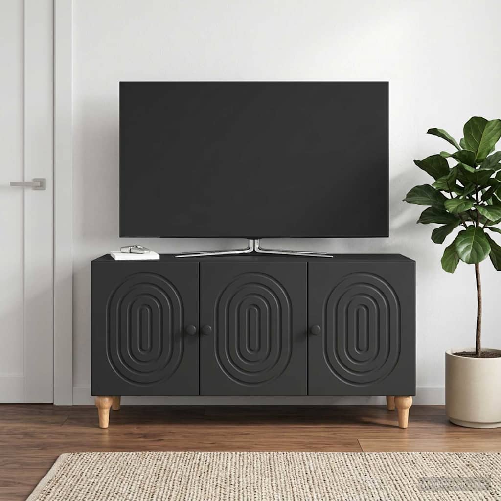 vidaXL Ντουλάπι TV 99 x 34,5 x 50 εκ. Μαύρο Επεξεργασμένο Ξύλο