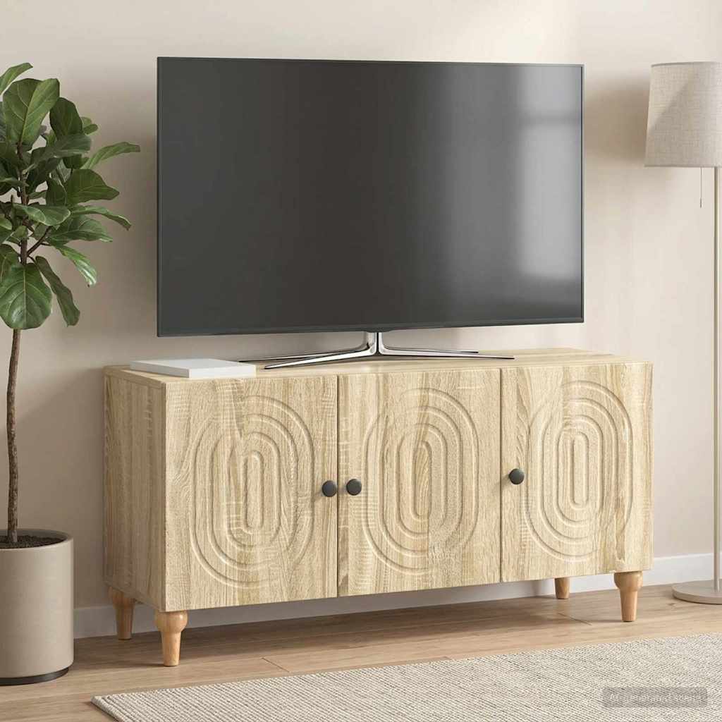 vidaXL Ντουλάπι TV 99 x 34,5 x 50 εκ. Sonoma Δρυς Επεξεργασμένο Ξύλο