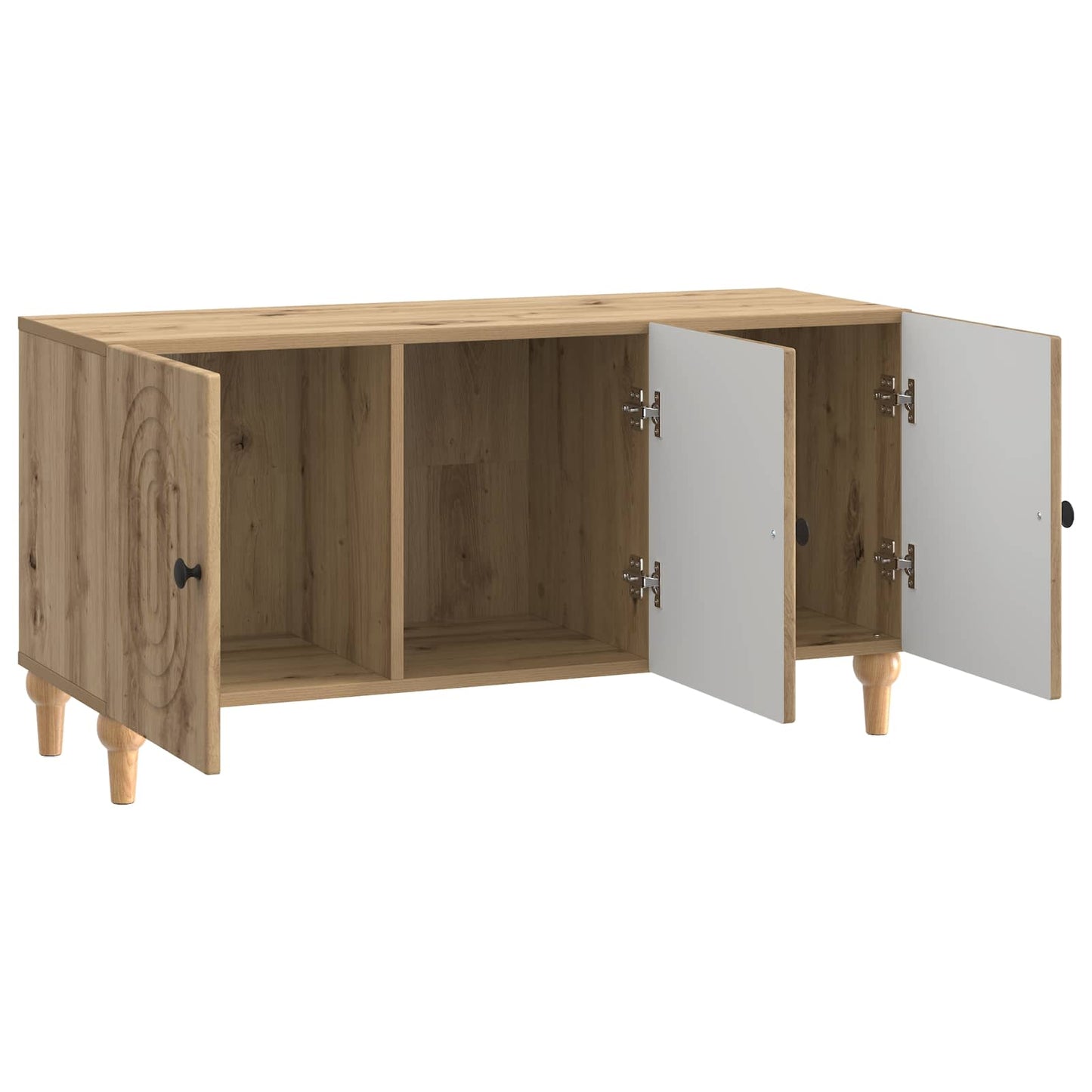 vidaXL Ντουλάπι TV Artisan Δρυς 99 x 34,5 x 50 εκ. Επεξεργασμένο Ξύλο