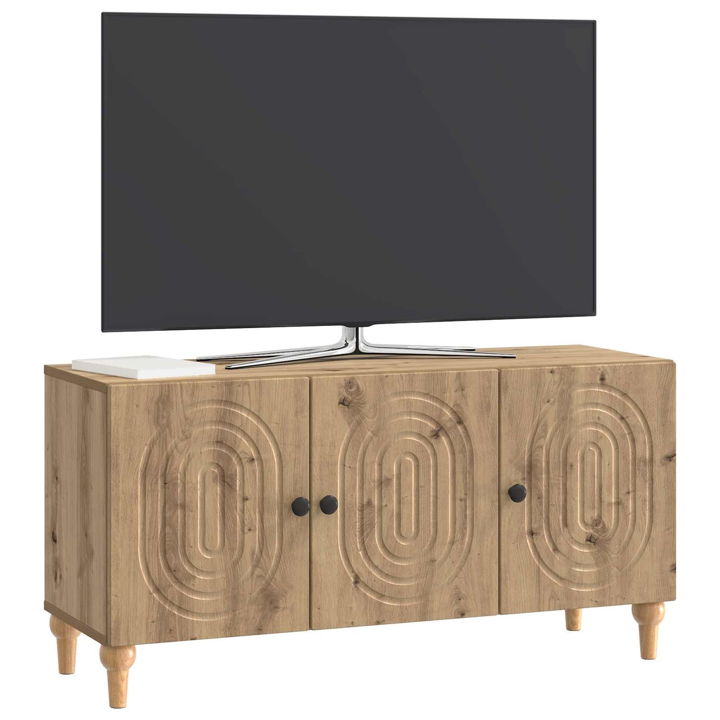 vidaXL Ντουλάπι TV Artisan Δρυς 99 x 34,5 x 50 εκ. Επεξεργασμένο Ξύλο