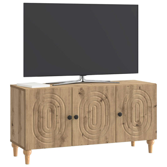 vidaXL Ντουλάπι TV Artisan Δρυς 99 x 34,5 x 50 εκ. Επεξεργασμένο Ξύλο