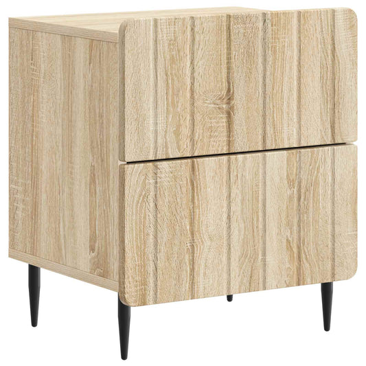 vidaXL Κομοδίνο Sonoma Δρυς 43 x 34,5 x 49,5 εκ Επεξεργασμένο Ξύλο