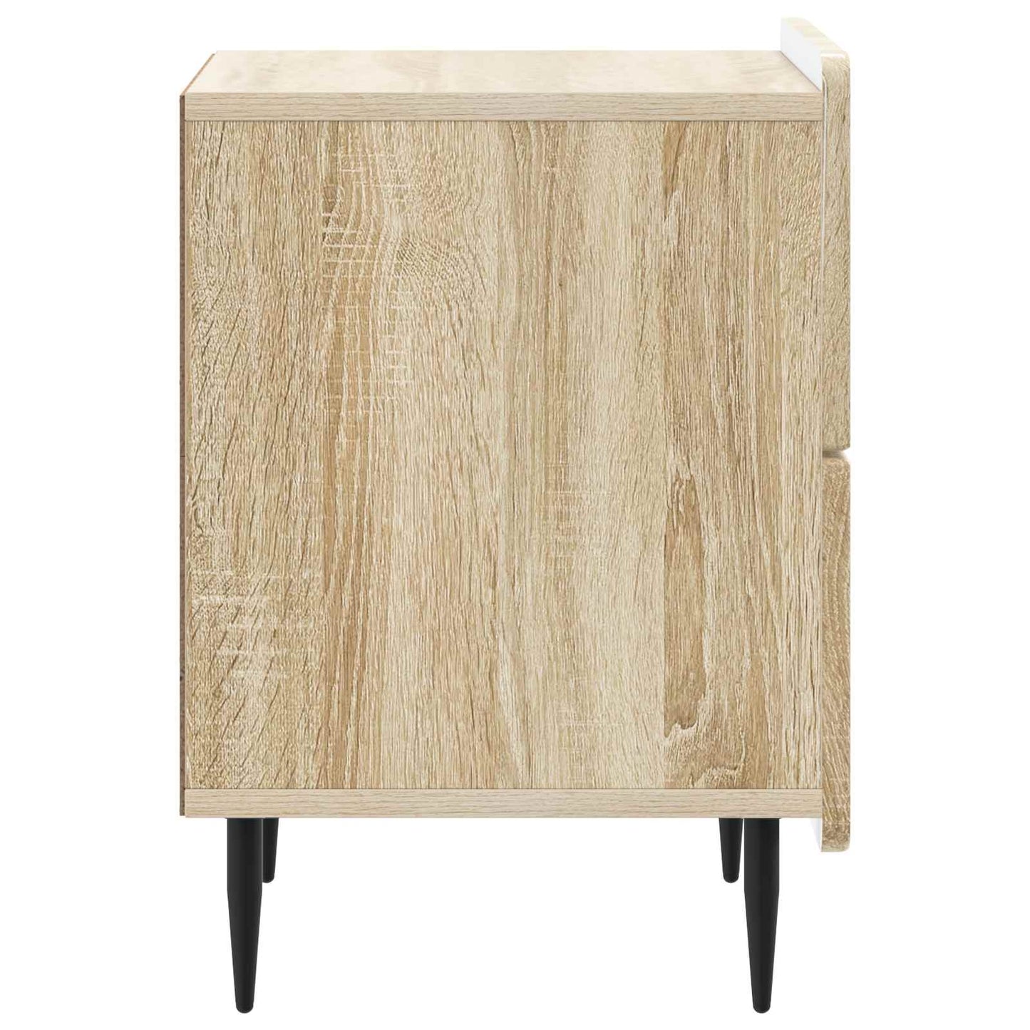 vidaXL Κομοδίνο 2 τμχ. Sonoma Δρυς 43 x 34,5 x 49,5 εκ