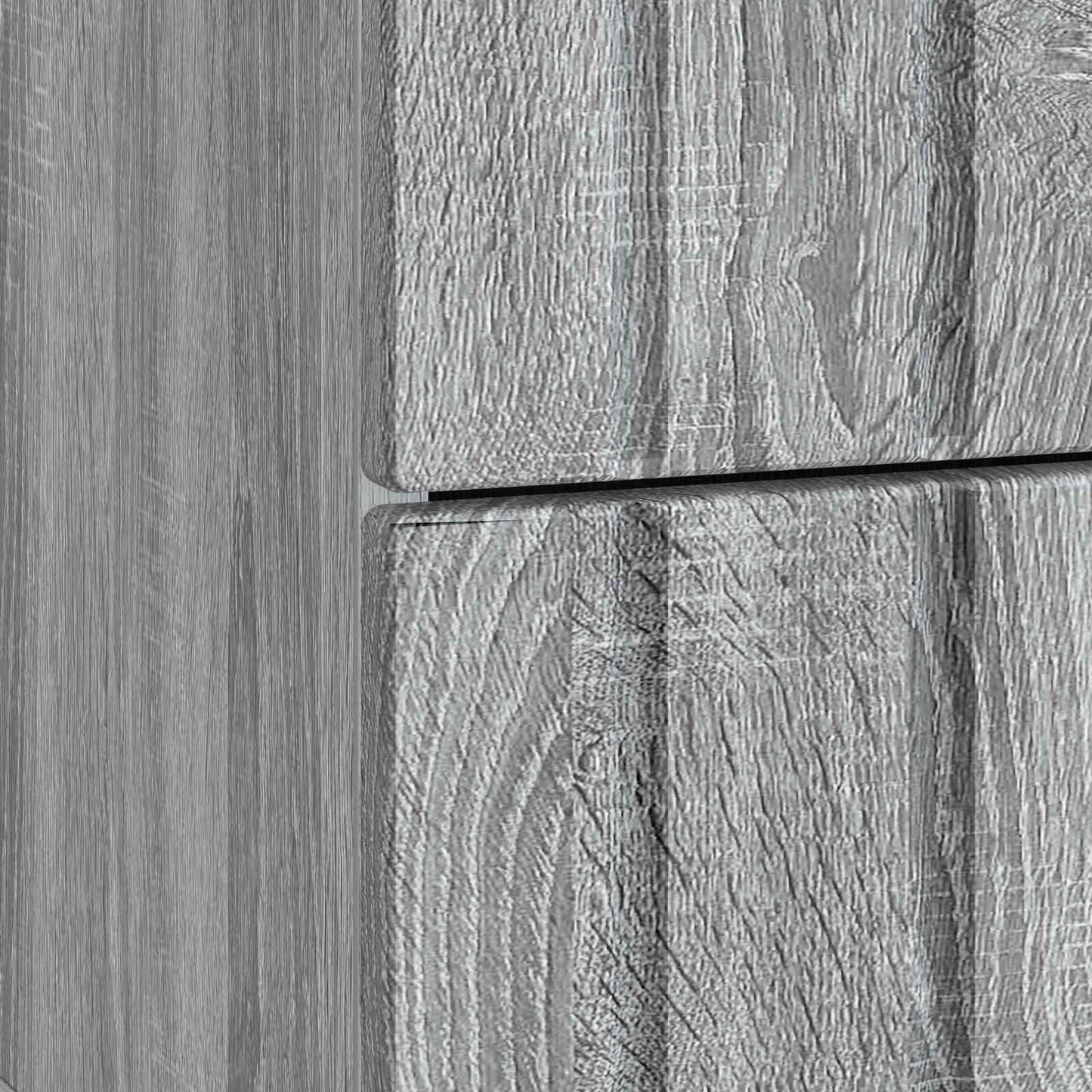 vidaXL Κομοδίνο Γκρι Sonoma 43 x 34,5 x 49,5 εκ Επεξεργασμένο Ξύλο