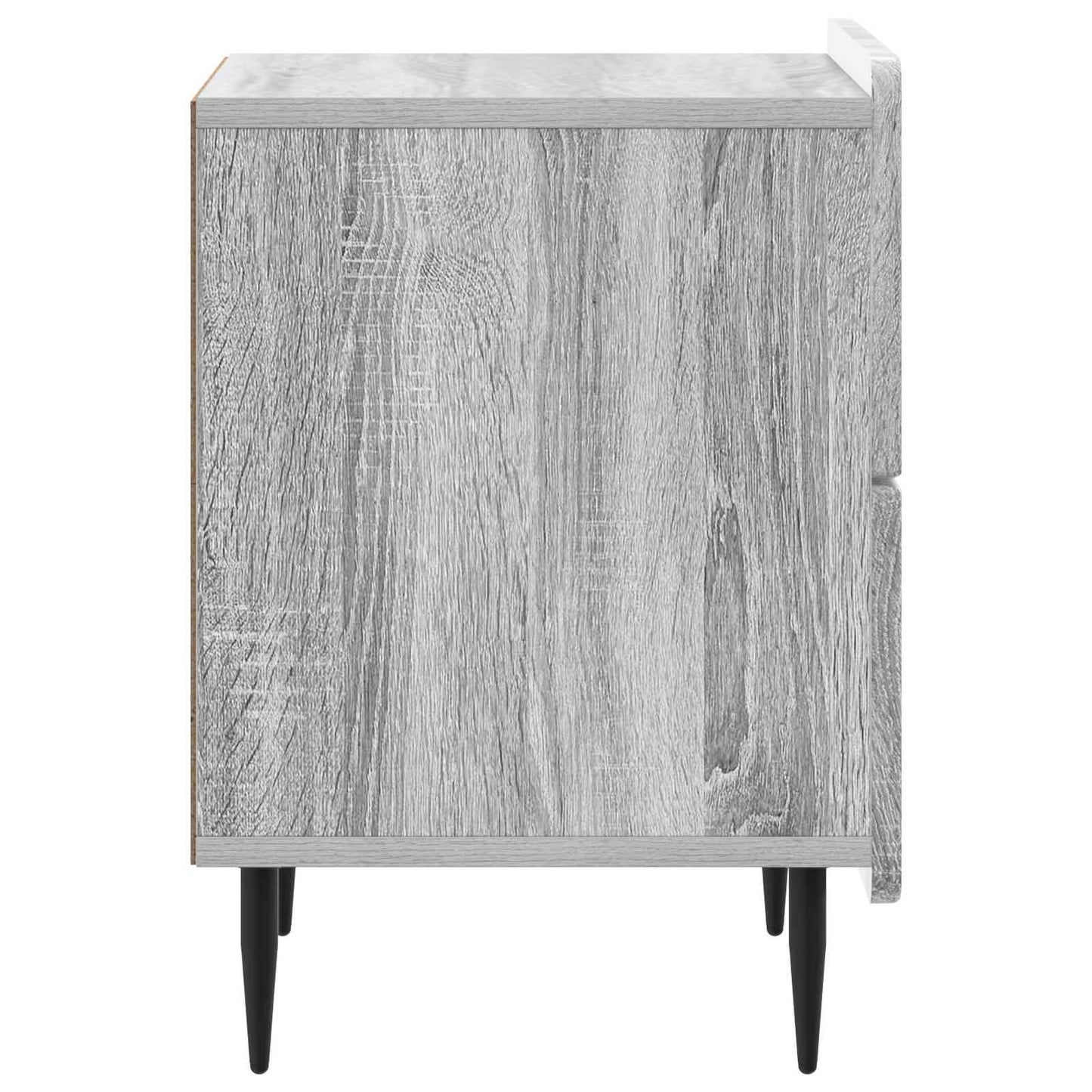 vidaXL Κομοδίνο Γκρι Sonoma 43 x 34,5 x 49,5 εκ Επεξεργασμένο Ξύλο
