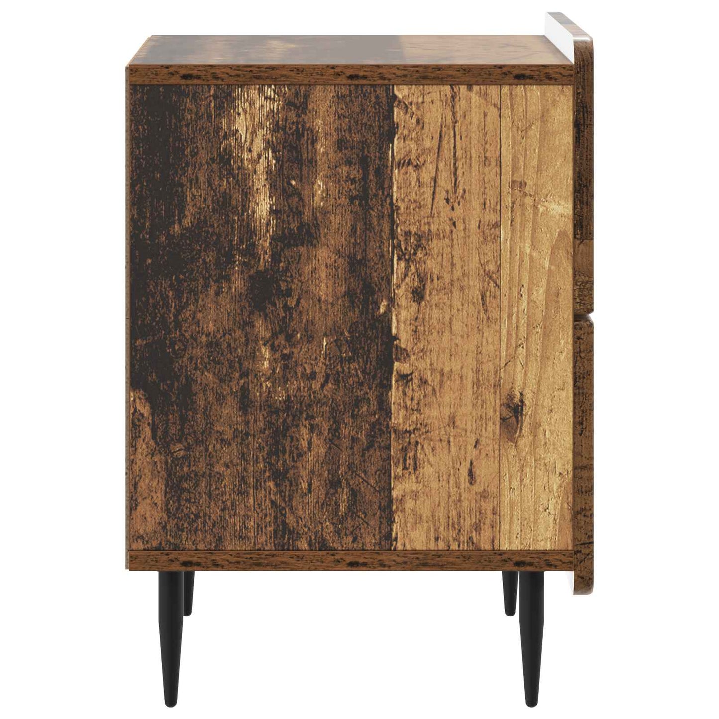 vidaXL Κομοδίνο Παλαιωμένο ξύλο 43 x 34,5 x 49,5 εκ Επεξεργασμένο Ξύλο
