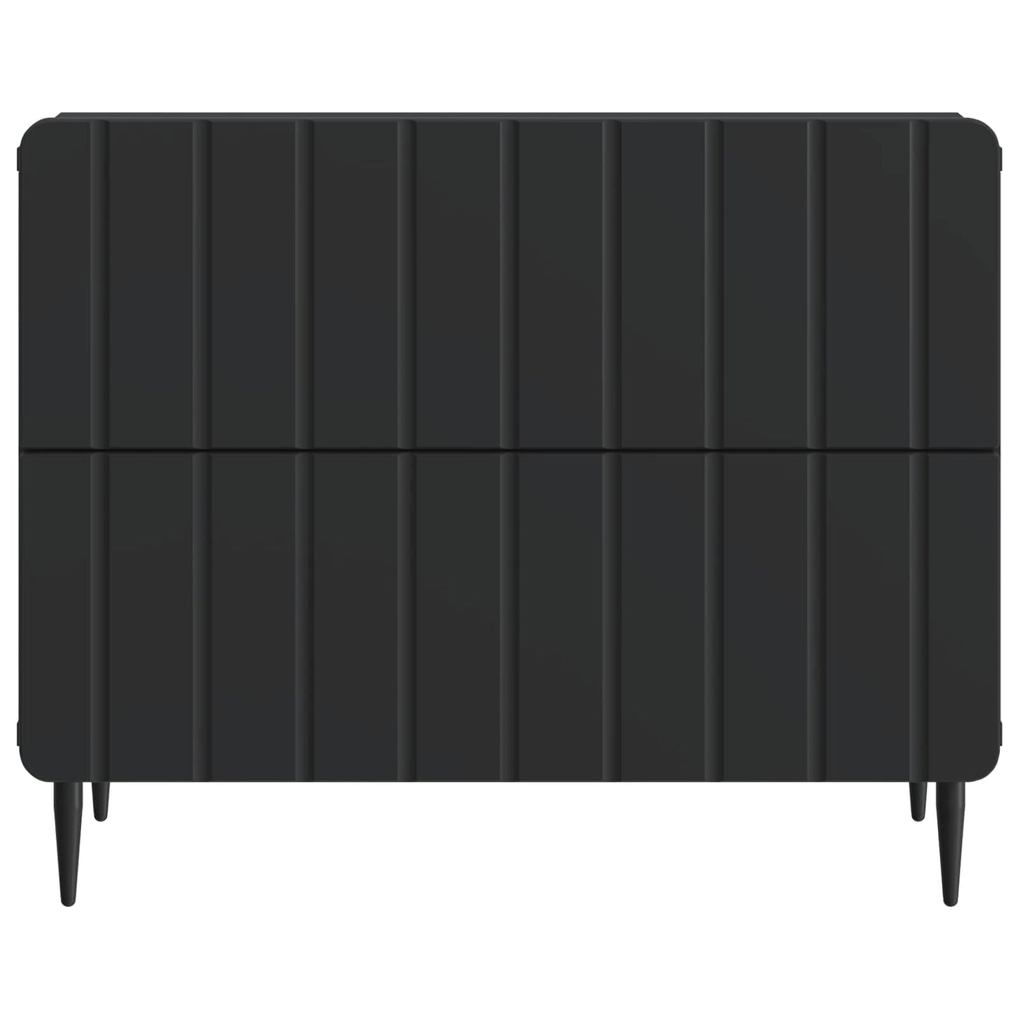 vidaXL Κομοδίνο Μαύρο 62 x 34,5 x 49,5 εκ. Επεξεργασμένο Ξύλο