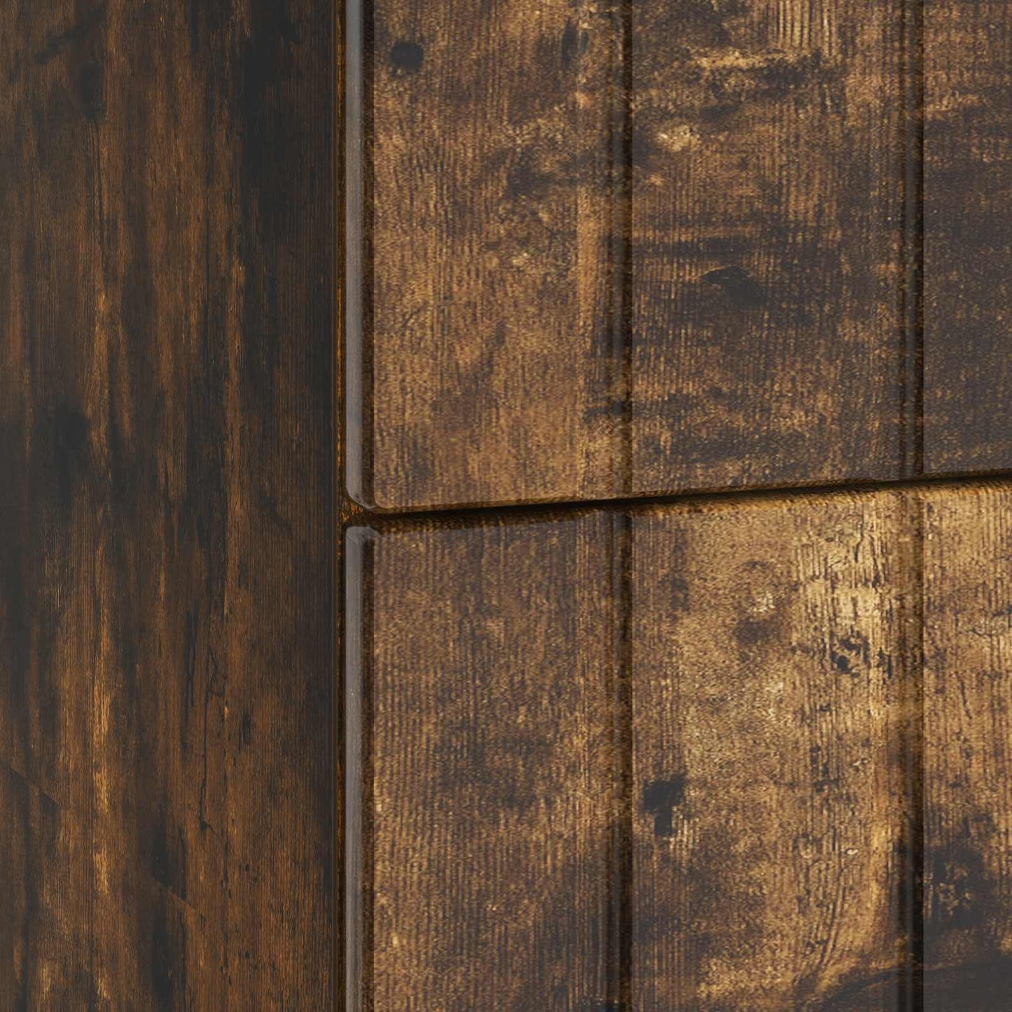 vidaXL Κομοδίνο με συρτάρι Καπνισμένο Ξύλο Δρυός 62 x 34,5 x 49,5 εκ.