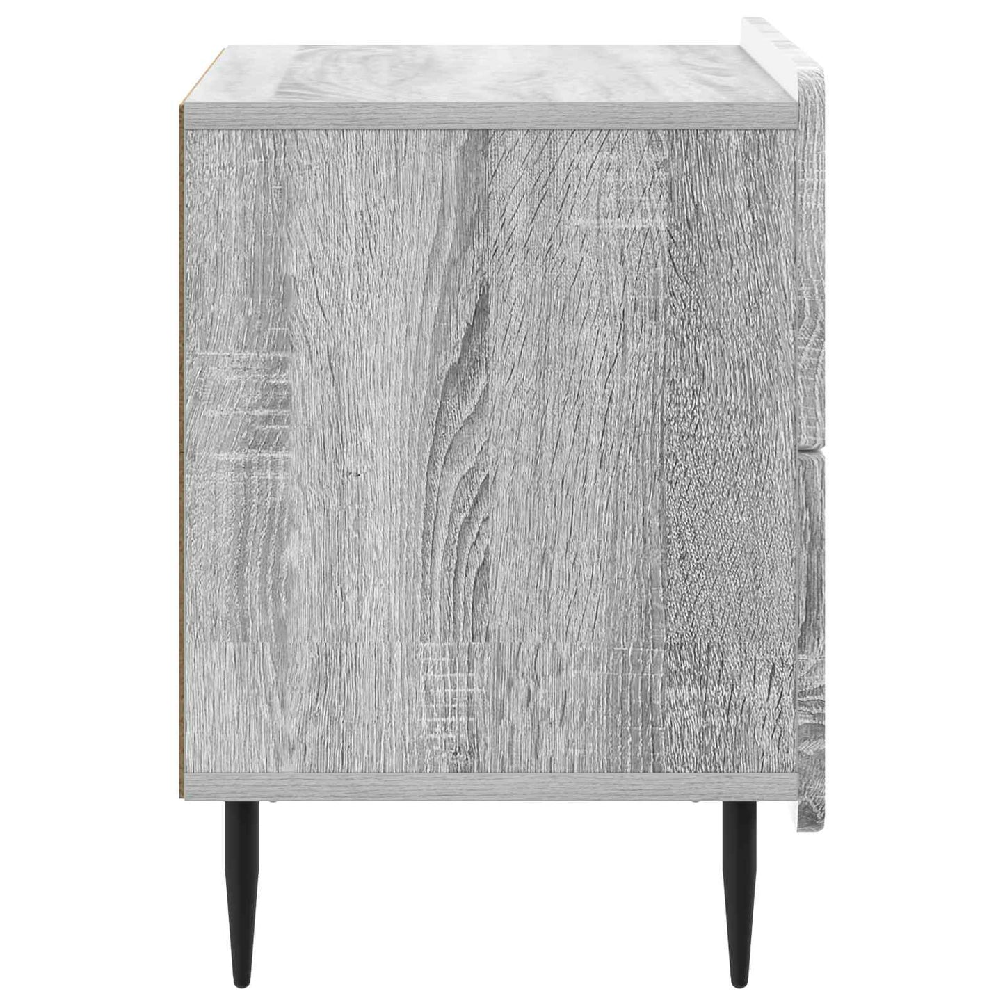 vidaXL Κομοδίνο Γκρι Sonoma 62 x 34,5 x 49,5 εκ. Επεξεργασμένο Ξύλο