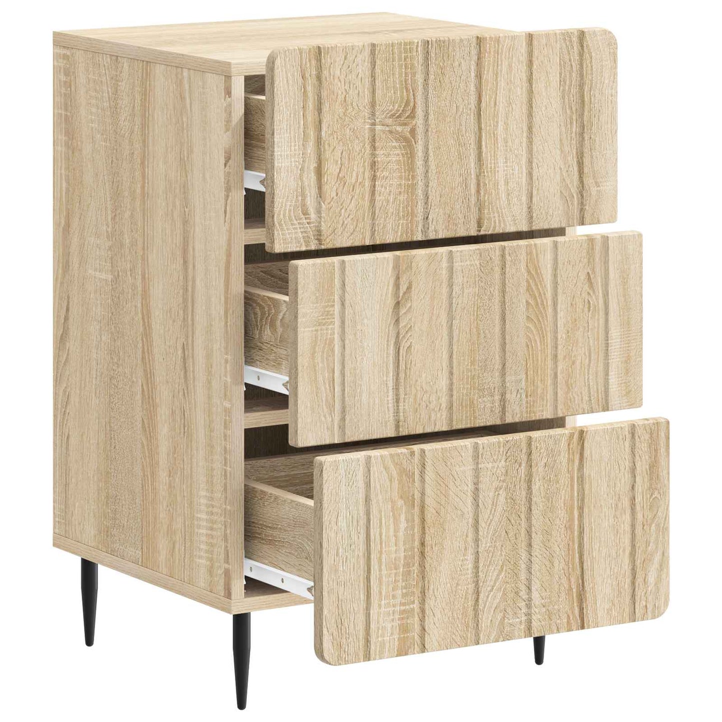 vidaXL Κομοδίνο Sonoma Δρυς 43x 41 x 68 εκ Επεξεργασμένο Ξύλο