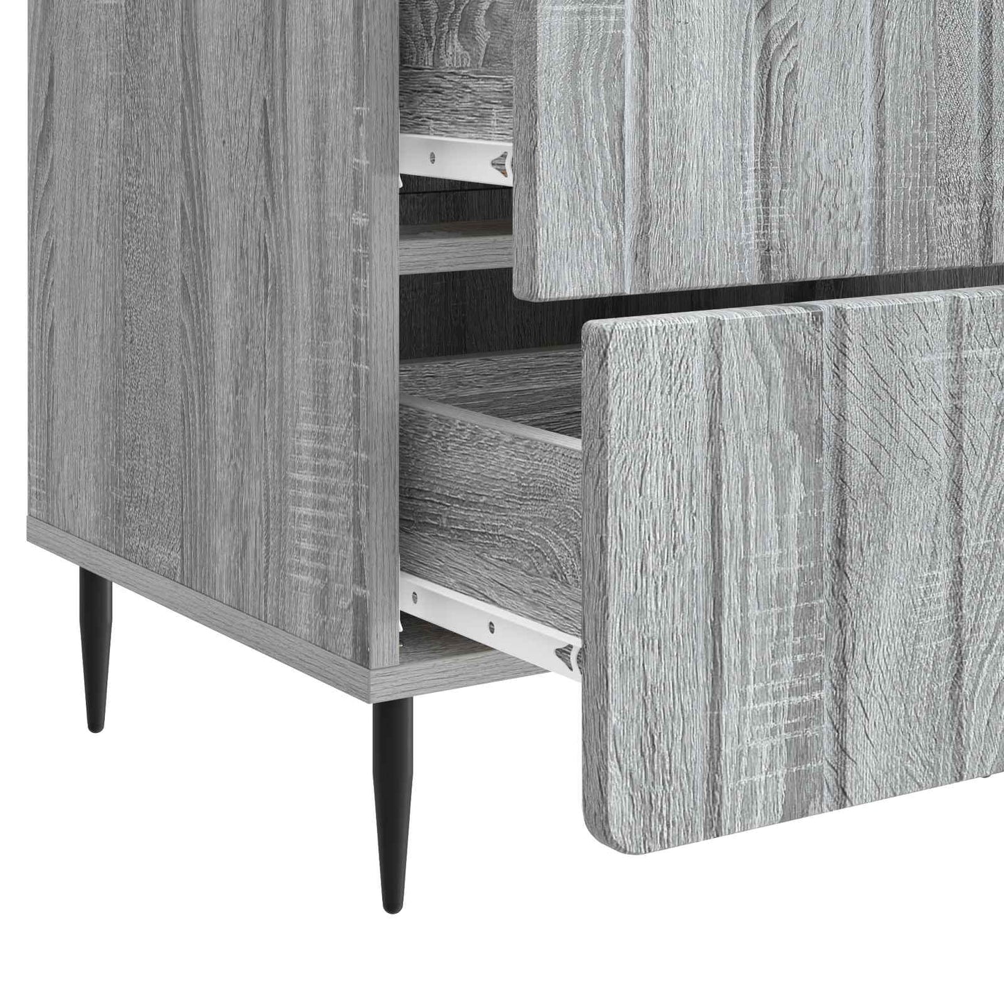 vidaXL Κομοδίνο Γκρι Sonoma 43x 41 x 68 εκ Επεξεργασμένο Ξύλο