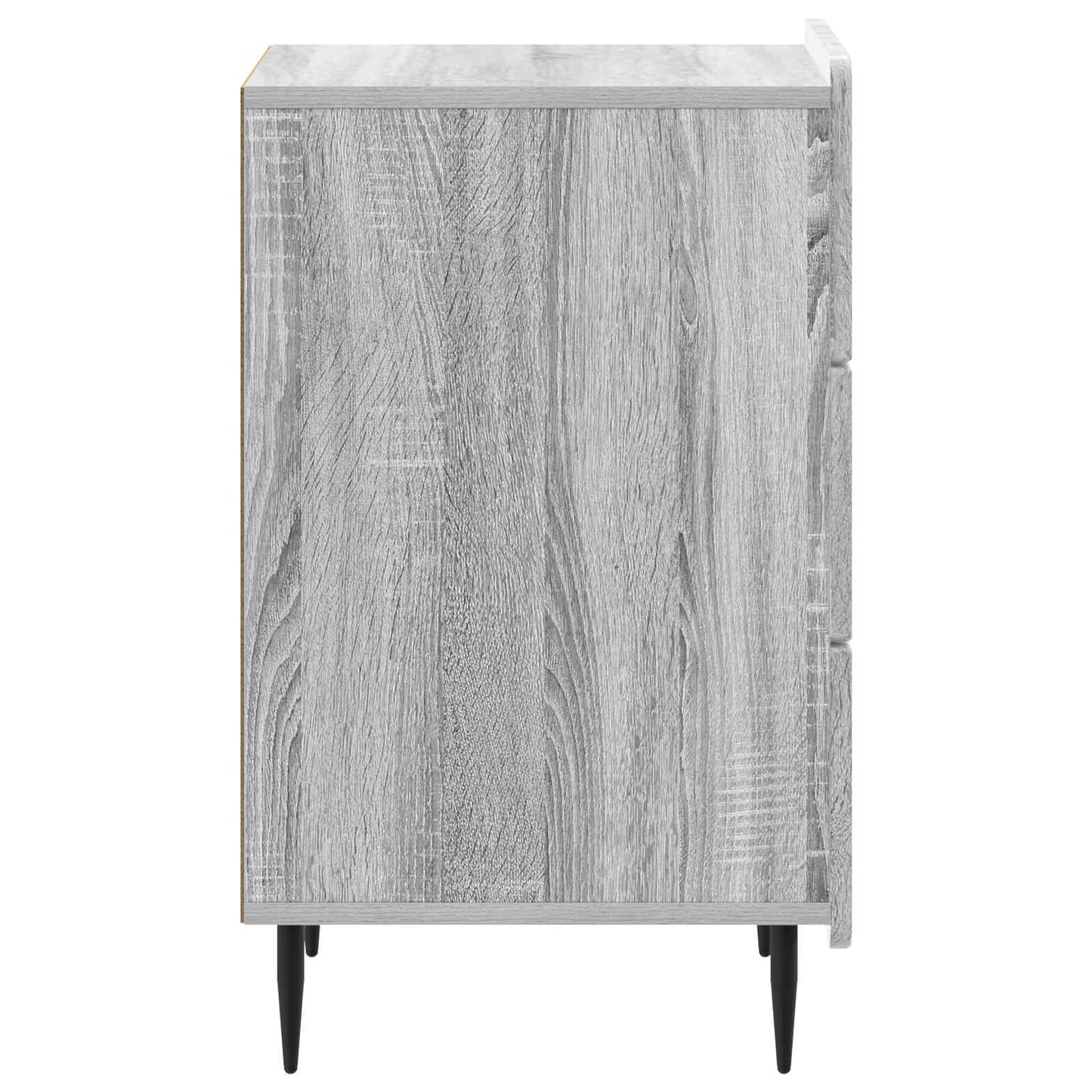 vidaXL Κομοδίνο Γκρι Sonoma 43x 41 x 68 εκ Επεξεργασμένο Ξύλο