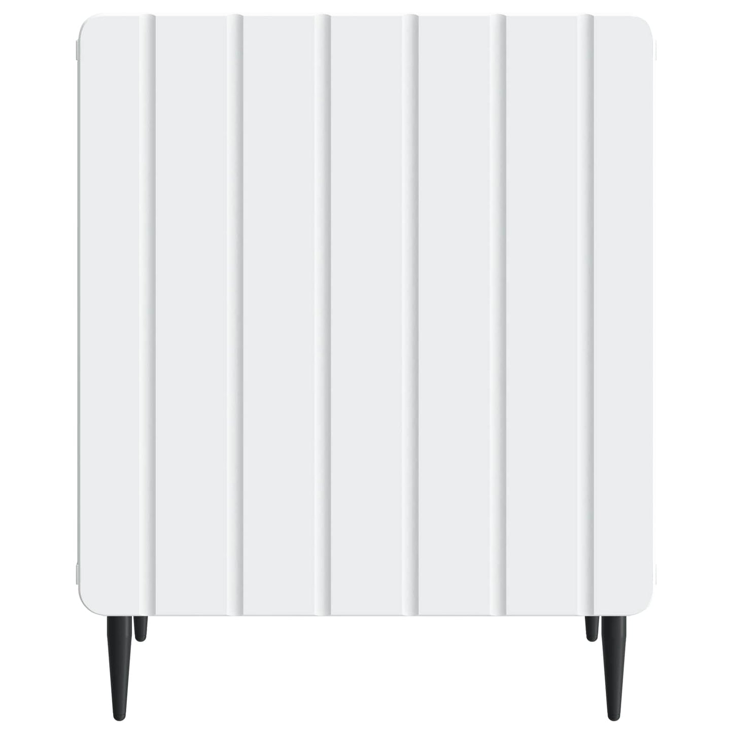 vidaXL Κομοδίνο Λευκό 43 x 34,5 x 52 εκ Επεξεργασμένο Ξύλο