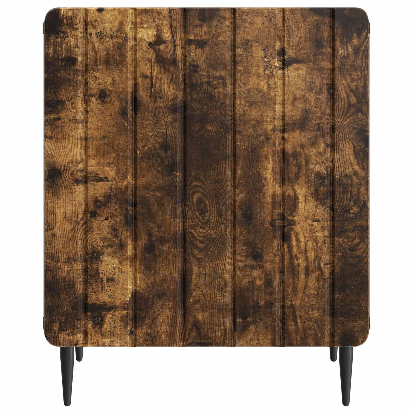 vidaXL Κομοδίνο 2 τμχ. Καπνισμένο Ξύλο Δρυός 43 x 34,5 x 52 εκ