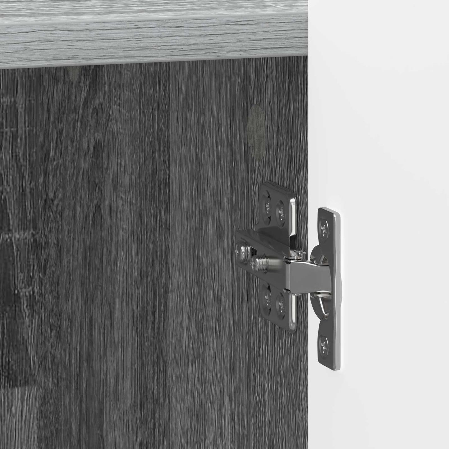 vidaXL Κομοδίνο 2 τμχ. Γκρι Sonoma 43 x 34,5 x 52 εκ