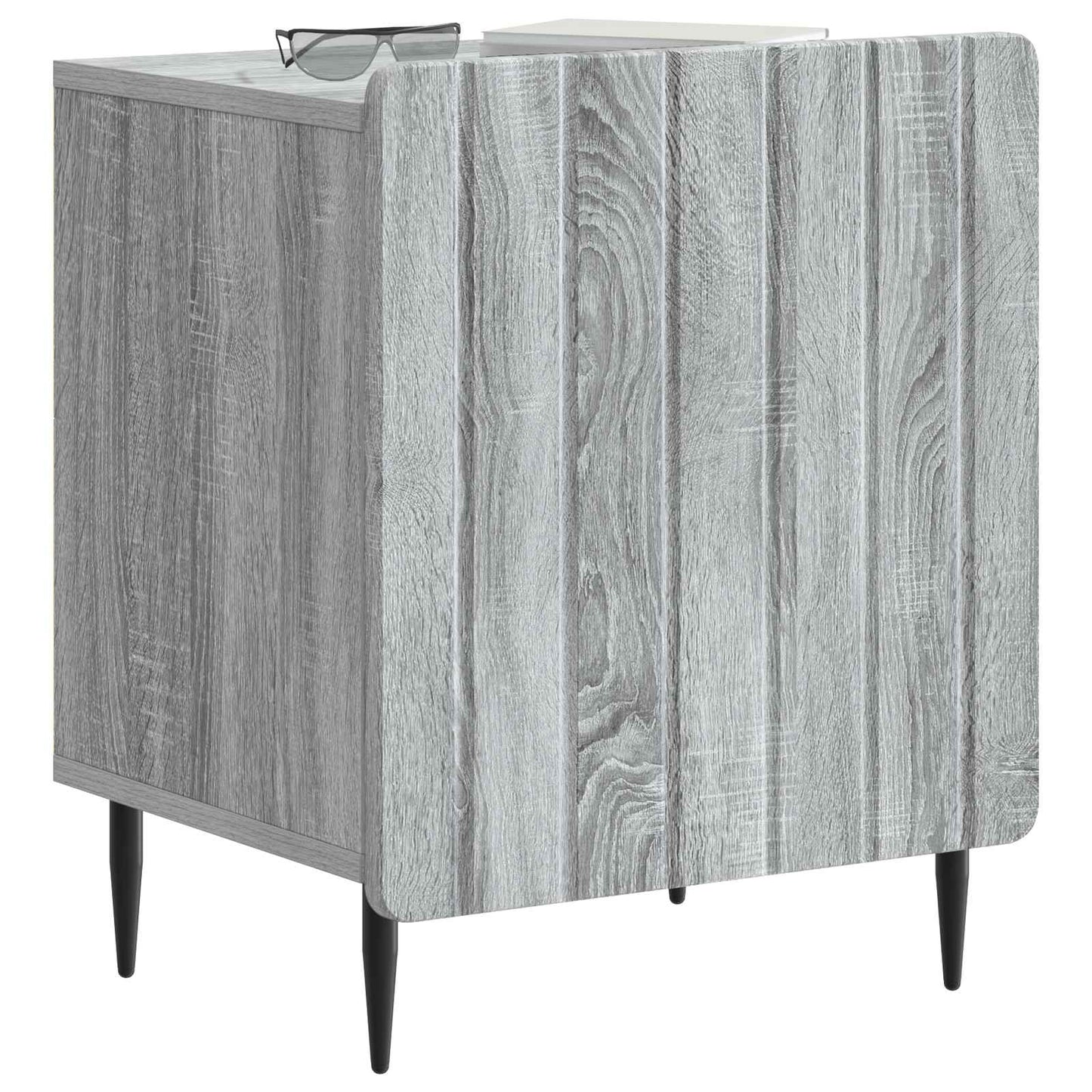 vidaXL Κομοδίνο 2 τμχ. Γκρι Sonoma 43 x 34,5 x 52 εκ