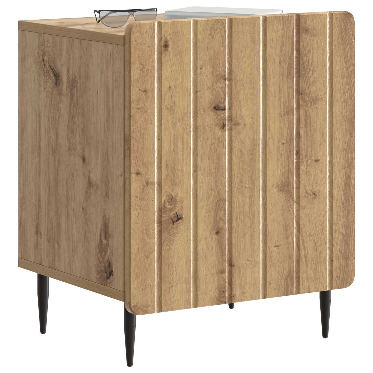 vidaXL Κομοδίνο 2 τμχ. Artisan Δρυς 43 x 34,5 x 52 εκ