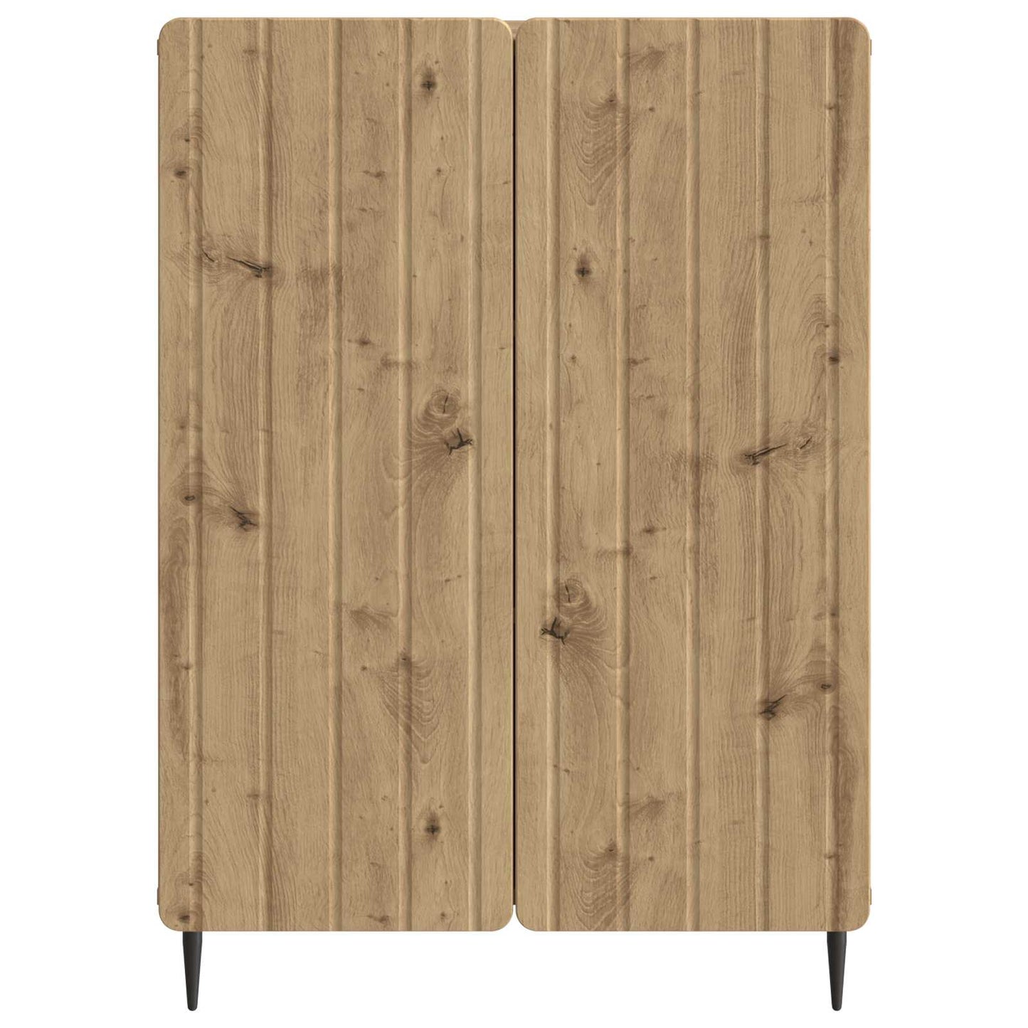 vidaXL Πλαϊνό γραφείο Artisan Δρυς 66 x 34,5 x 92 εκ.