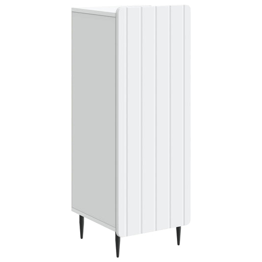 vidaXL Πλαϊνό γραφείο Λευκό 34,5 x 33 x 92 εκ. Επεξεργασμένο Ξύλο