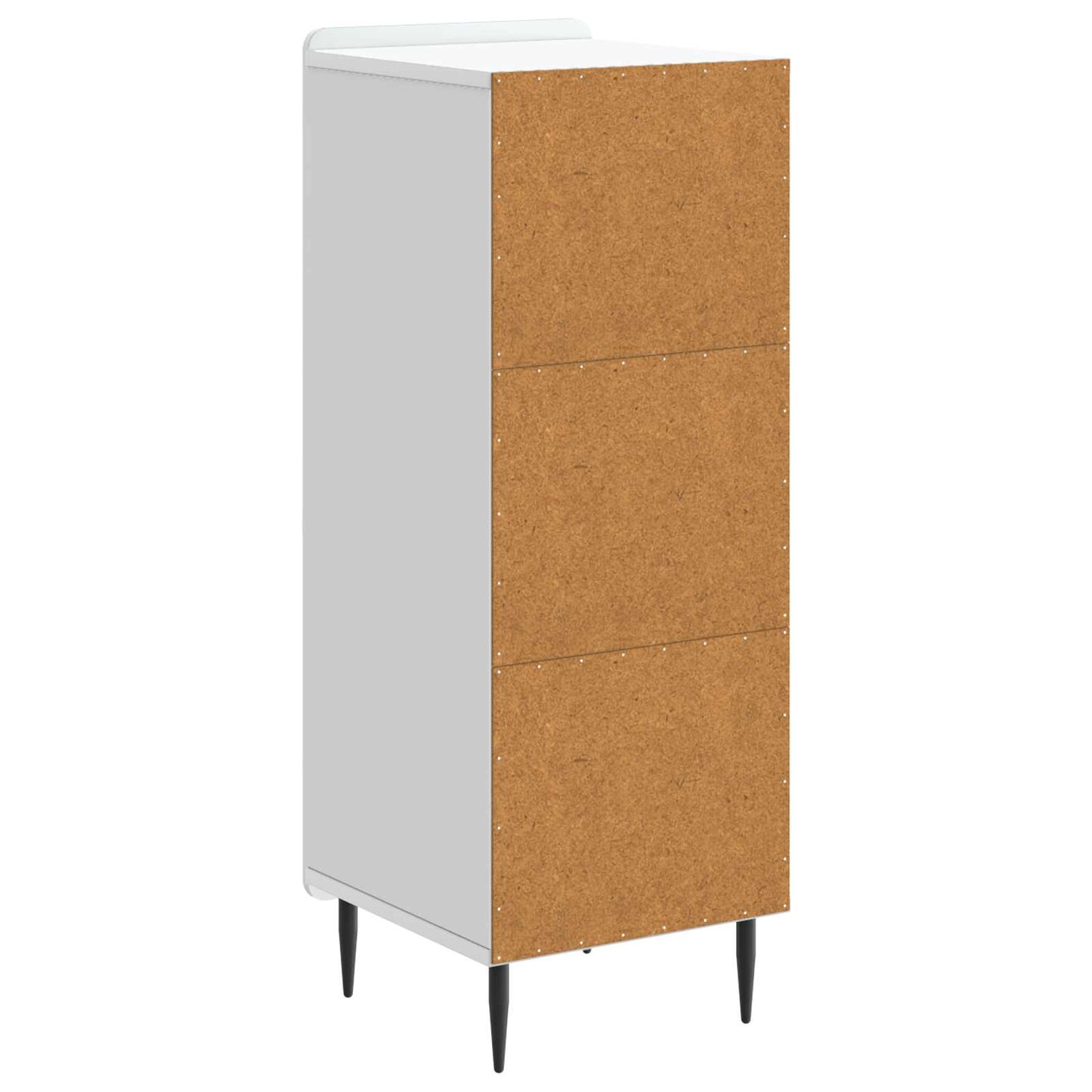 vidaXL Πλαϊνό γραφείο Λευκό 34,5 x 33 x 92 εκ. Επεξεργασμένο Ξύλο