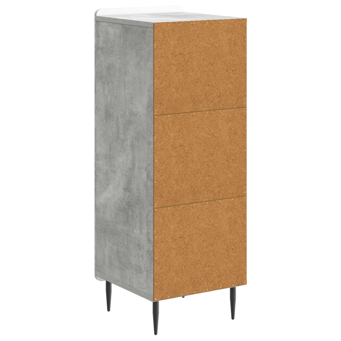 vidaXL Πλαϊνό γραφείο Γκρι Σκυροδέματος 34,5 x 33 x 92 εκ.