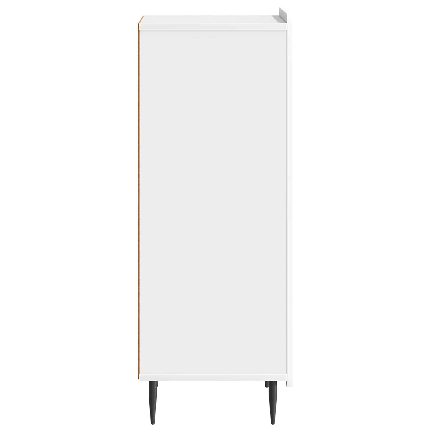 vidaXL Πλαϊνό γραφείο Γυαλιστερό Λευκό 34,5 x 33 x 92 εκ.