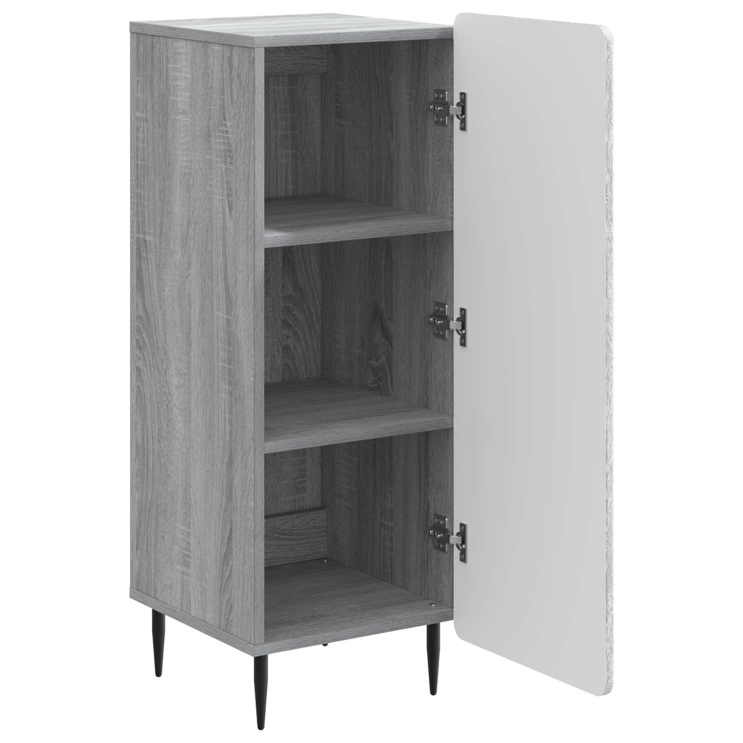 vidaXL Πλαϊνό γραφείο Γκρι Sonoma 34,5 x 33 x 92 εκ.