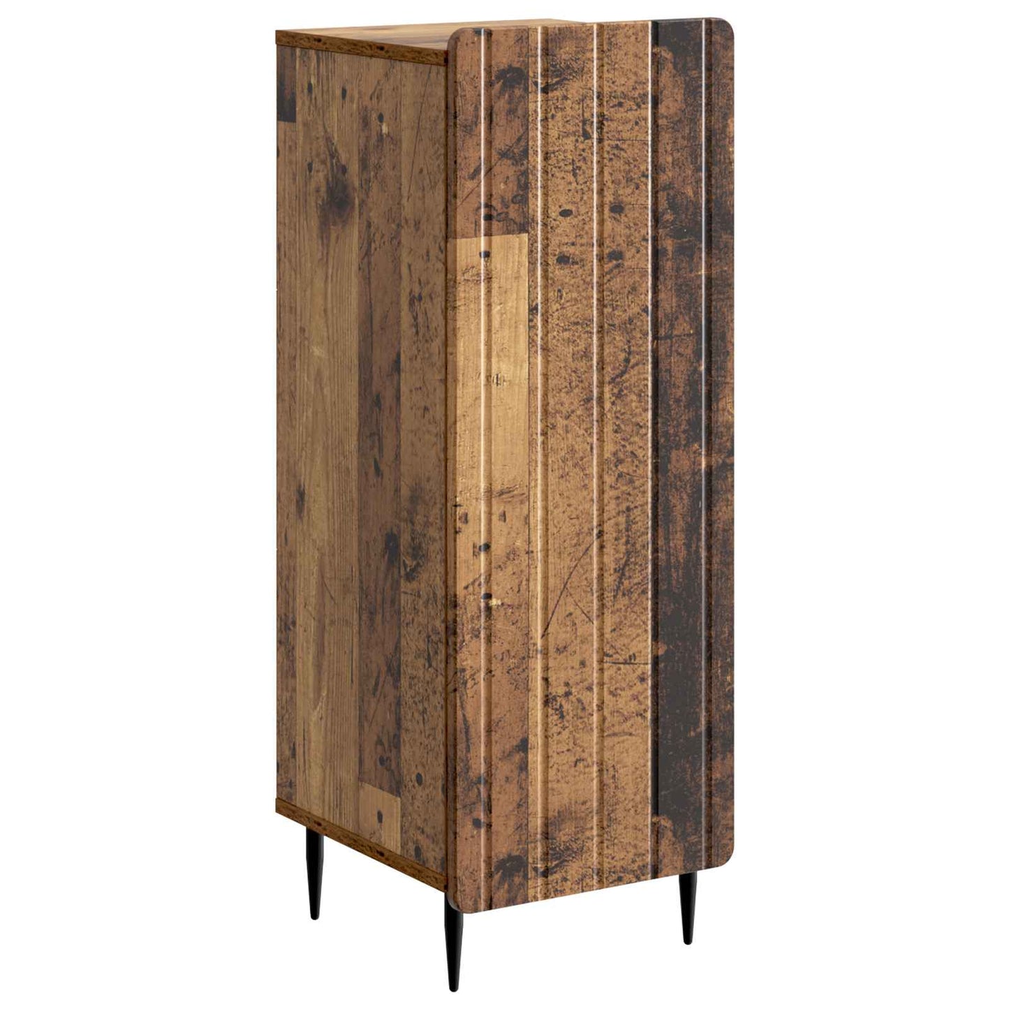 vidaXL Πλαϊνό γραφείο Παλαιωμένο ξύλο 34,5 x 33 x 92 εκ.