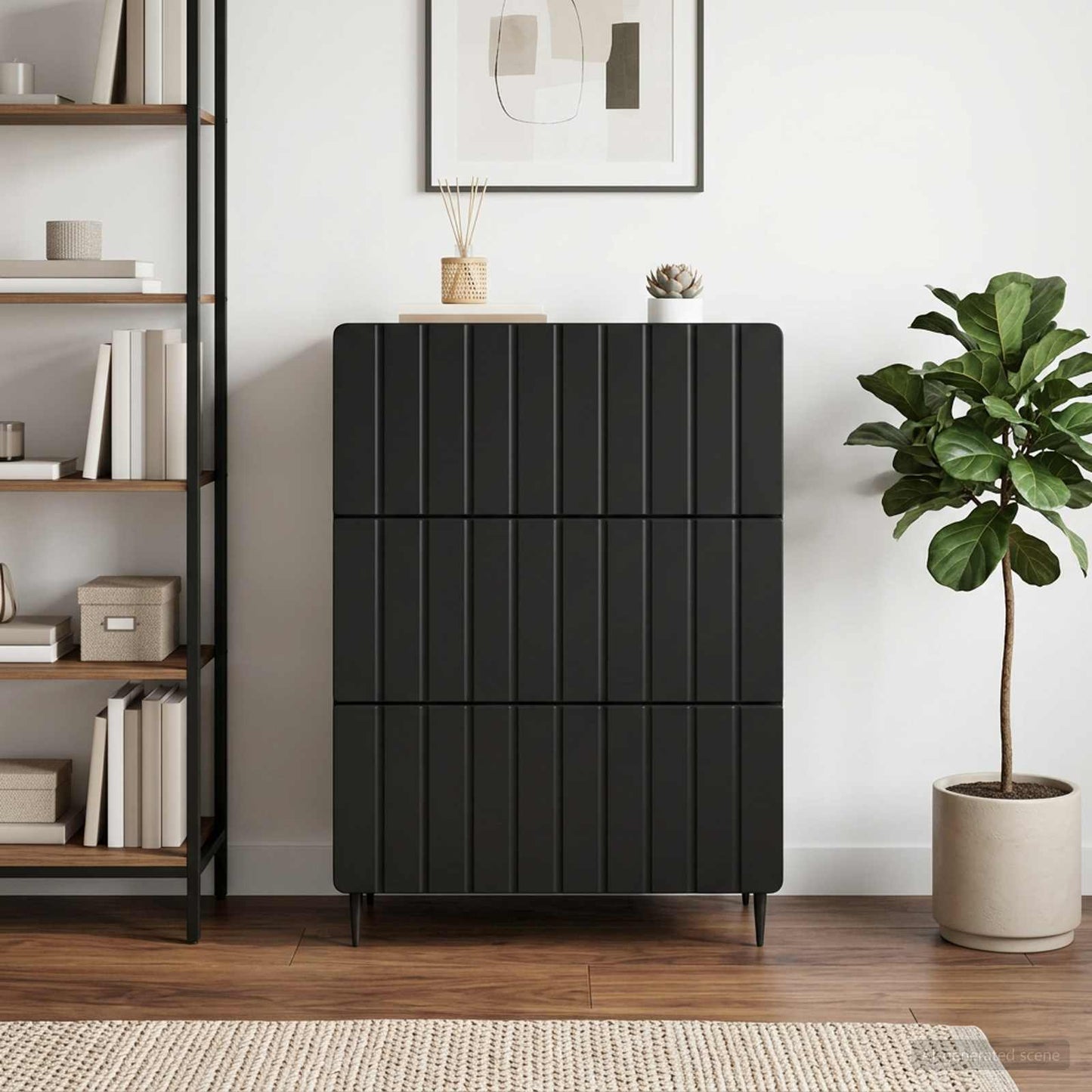 vidaXL Ντουλάπι με Συρτάρια 66 x 34,5 x 92 εκ. Επεξεργασμένο Ξύλο