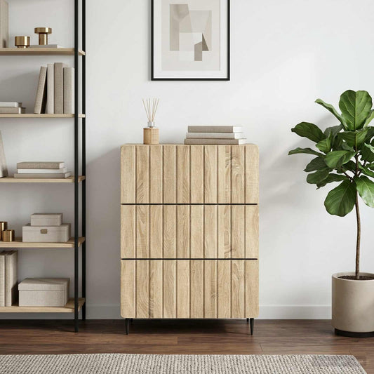 vidaXL Ντουλάπι με Συρτάρια 66 x 34,5 x 92 εκ. Επεξεργασμένο Ξύλο