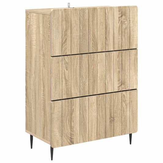 vidaXL Ντουλάπι με Συρτάρια 66 x 34,5 x 92 εκ. Επεξεργασμένο Ξύλο