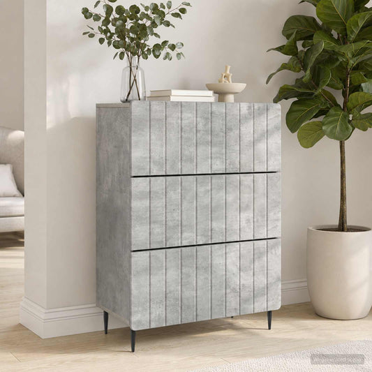 vidaXL Ντουλάπι με Συρτάρια 66 x 34,5 x 92 εκ. Επεξεργασμένο Ξύλο
