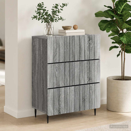 vidaXL Ντουλάπι με Συρτάρια 66 x 34,5 x 92 εκ. Επεξεργασμένο Ξύλο
