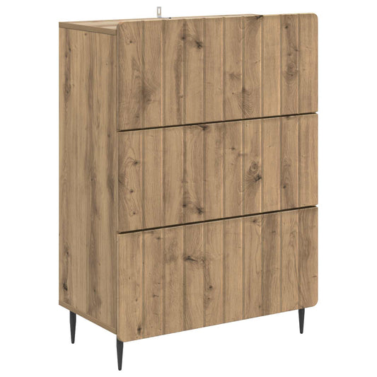 vidaXL Ντουλάπι με Συρτάρια 66 x 34,5 x 92 εκ. Επεξεργασμένο Ξύλο