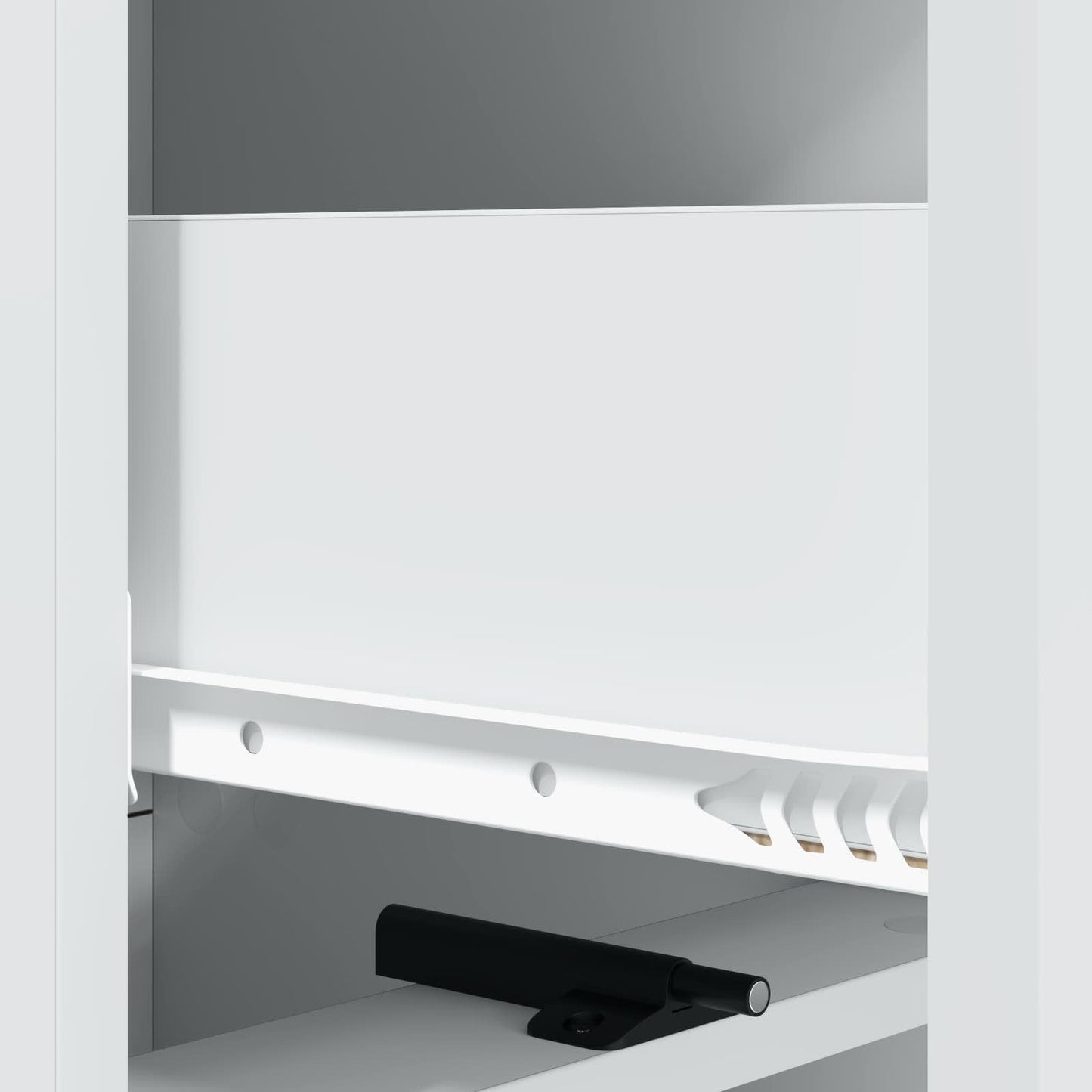 vidaXL Ντουλάπι με Συρτάρια Λευκό 33 x 34,5 x 92 εκ.