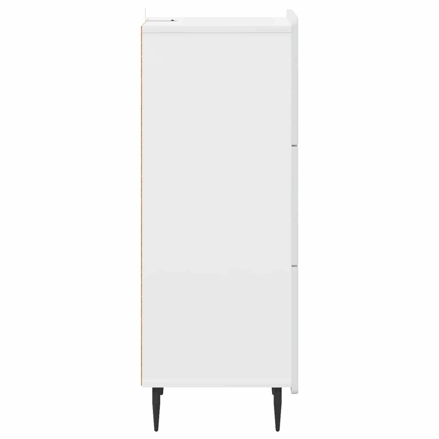 vidaXL Ντουλάπι με Συρτάρια Λευκό 33 x 34,5 x 92 εκ.