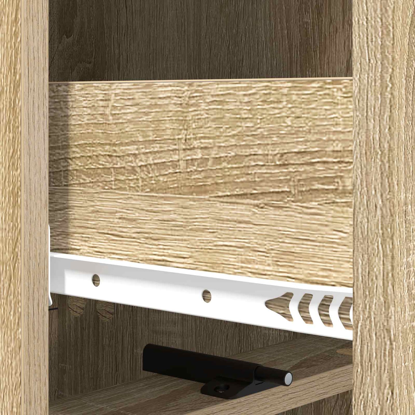 vidaXL Ντουλάπι με Συρτάρια 33 x 34,5 x 92 εκ. Επεξεργασμένο Ξύλο