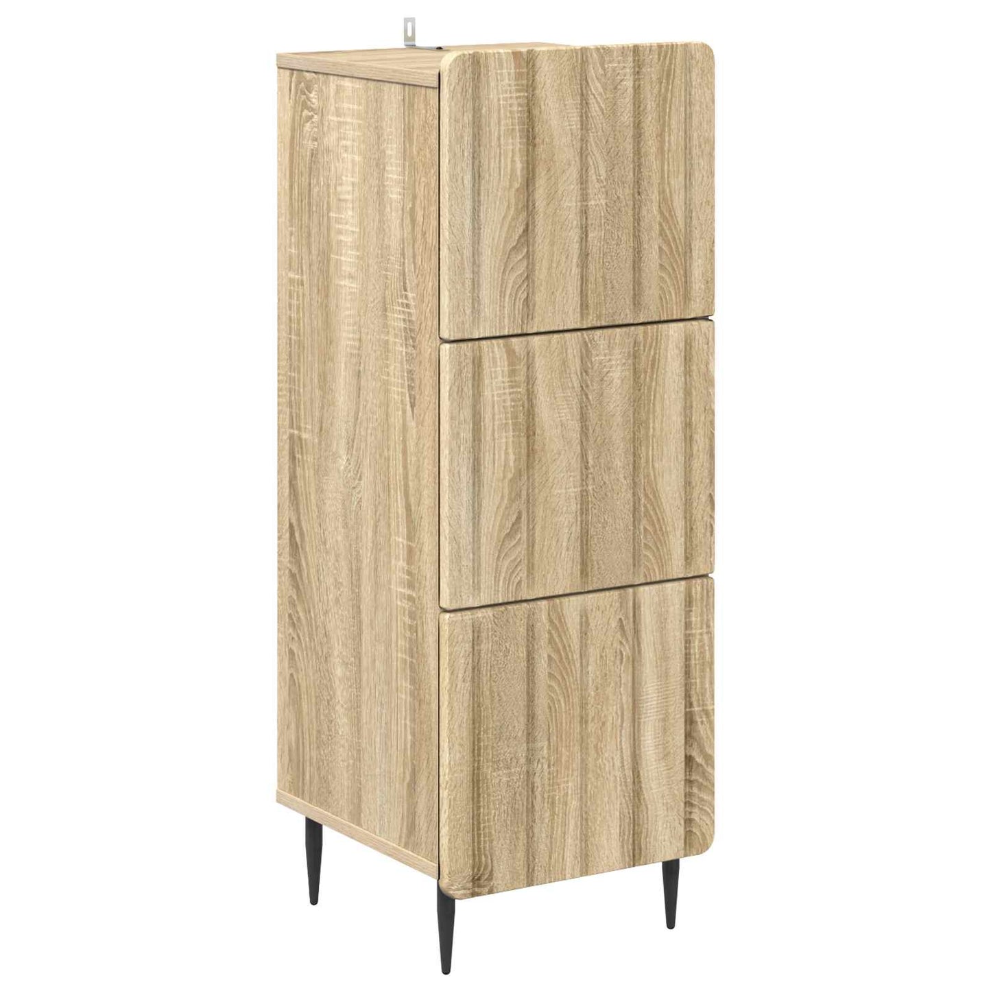 vidaXL Ντουλάπι με Συρτάρια 33 x 34,5 x 92 εκ. Επεξεργασμένο Ξύλο